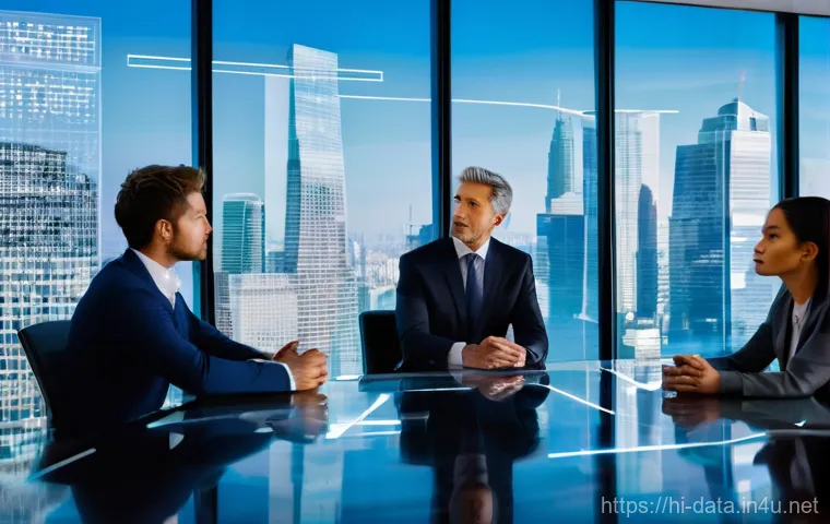 데이터사이언스 데이터 품질 관리 - **Prompt:** A diverse group of business professionals, including men and women of various ages, all ...